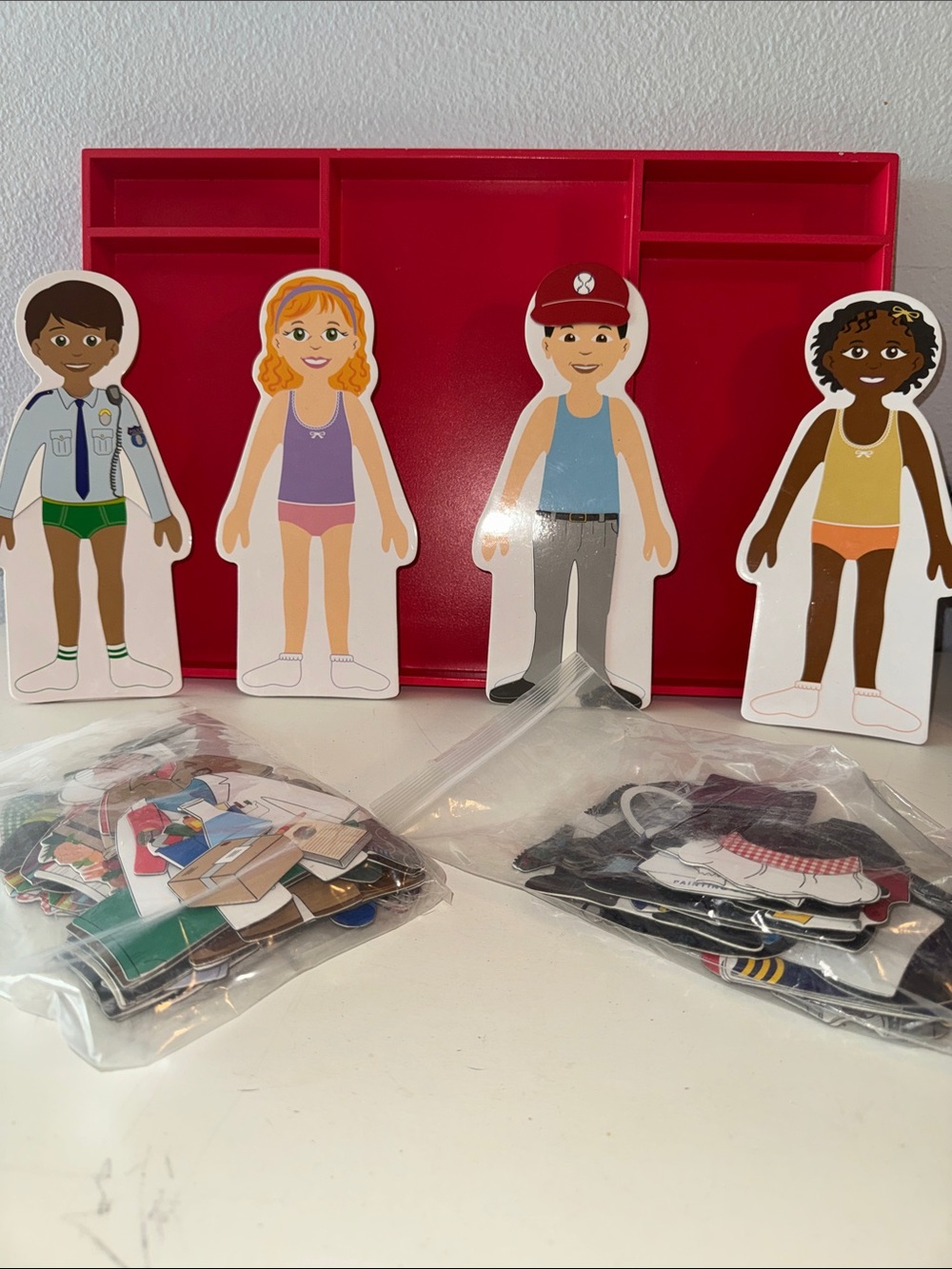 Excellerations (Career) Magnetic Dressing Dolls  Set Educational Creative Play